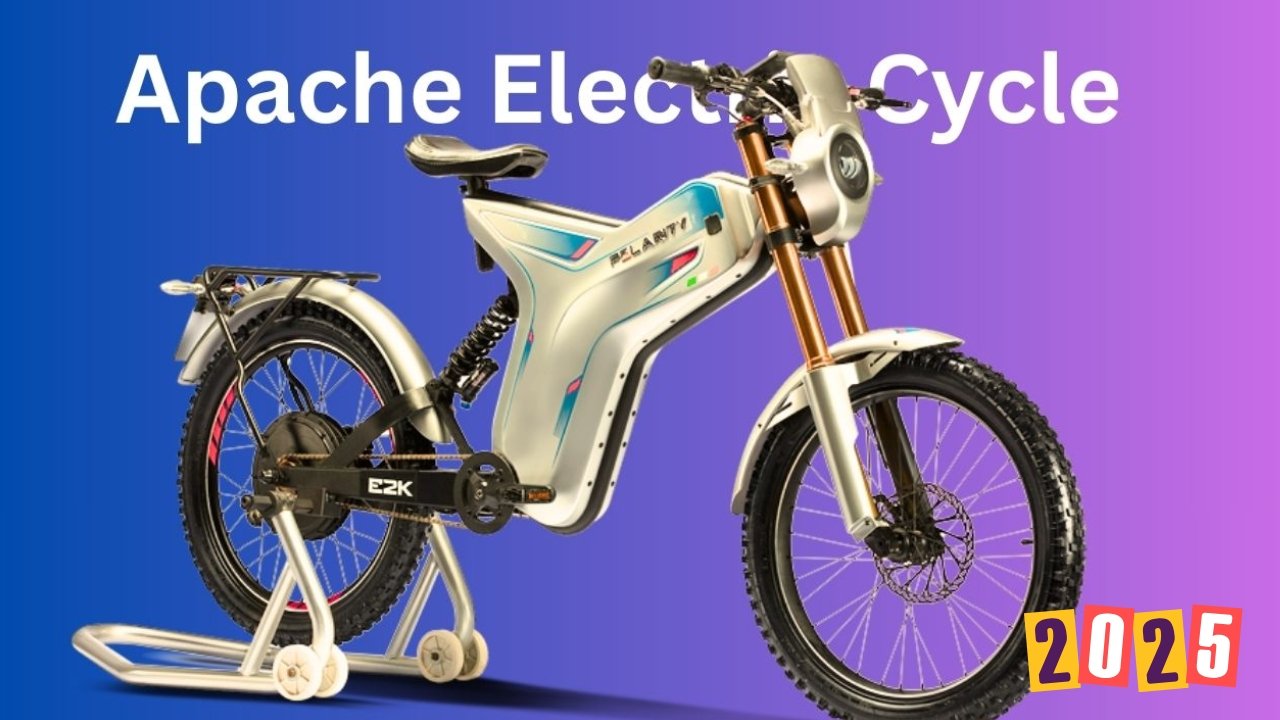 Apache E-Cycle 2025 Offers 80 km Range without Petrol Use